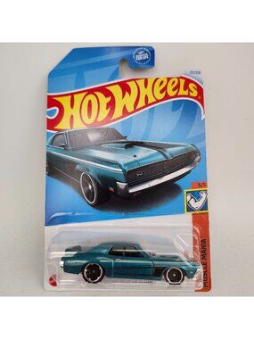 Hot Wheels 69 Mercury Cougar Eliminator Metallic Teal 2024 3 Muscle Mania 3/5